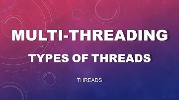 What is Multi-threading || Benefits || Types of Threads ||  Urdu/Hindi