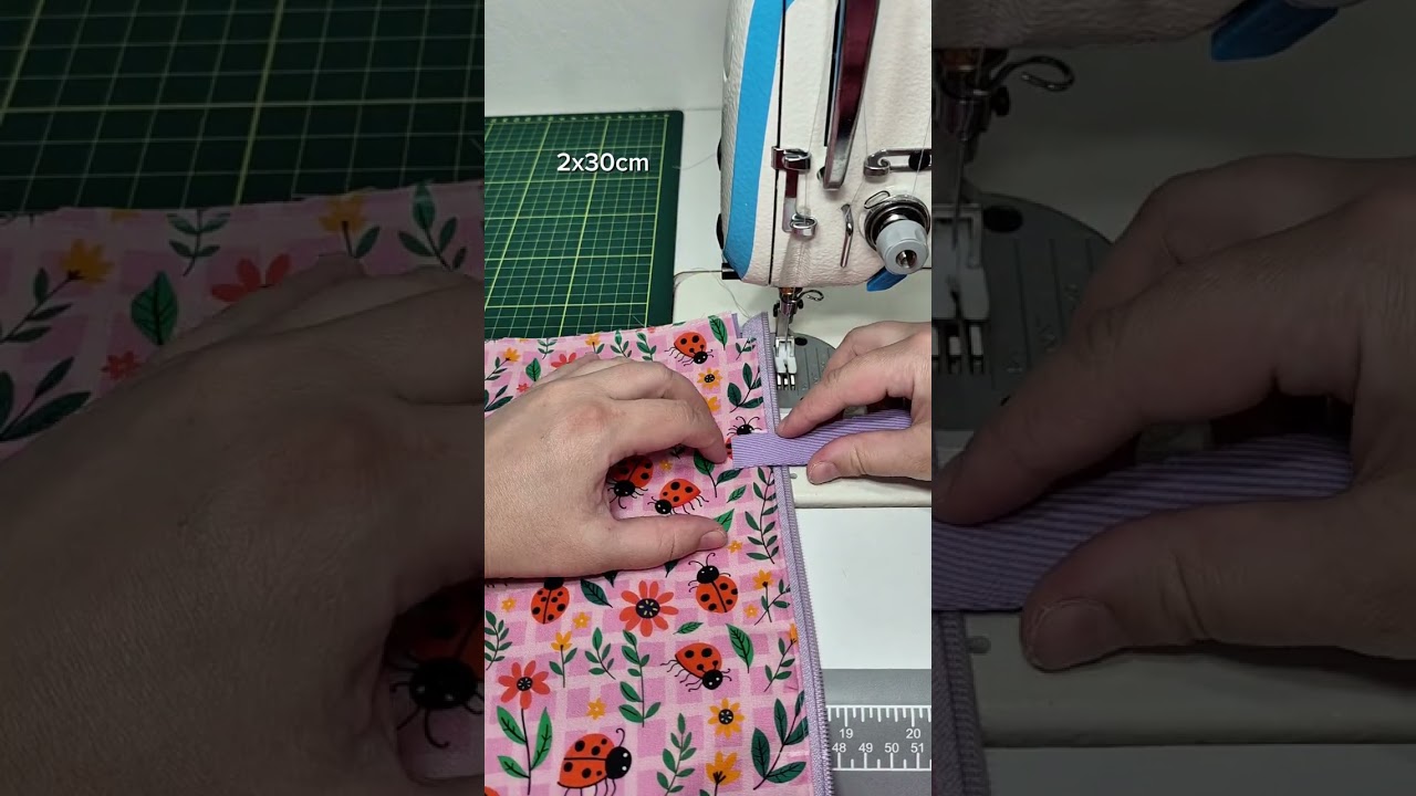 Tutorial de costura 30x52cm Sewing Passo a Passo Costura fácil 