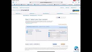 How to create a flyer with Cruising Power - Royal Caribbean and Celebrity