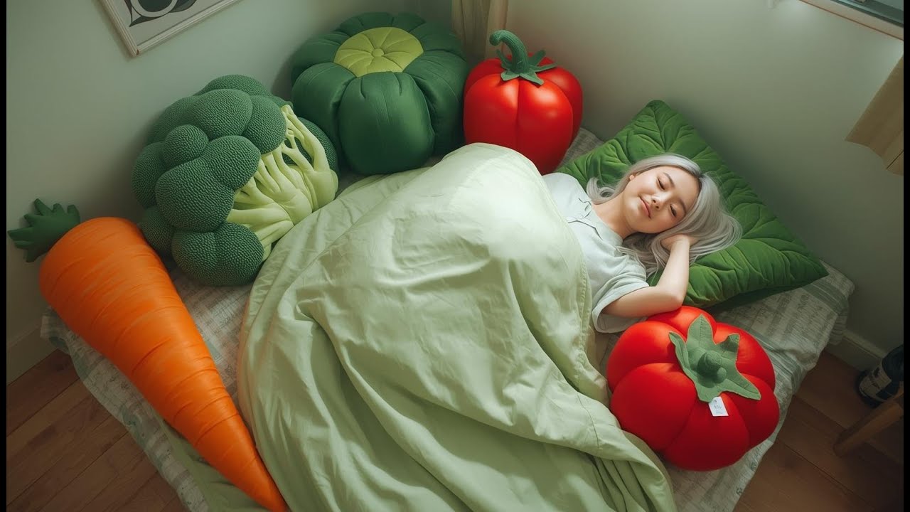 Chocolate , Fruit & Vegetable Bed ASMR | Cozy Sleep Sounds 4 Min ( No Talking ) 