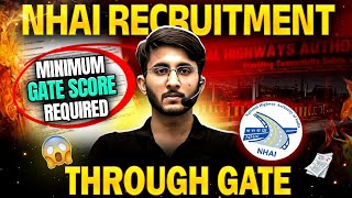 Nhai Recruitment Through Gate Minimum Expected Cutoff Official Data