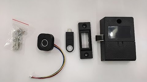 How to use the F040 fingerprint cabinet lock