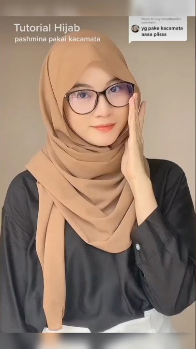 3 hijab style with glasses 👓😎 #hijab #hijabstyle #hijabtutorial #hijabers #shorts #shawl