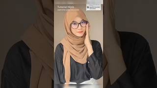 3 hijab style with glasses 👓😎 #hijab #hijabstyle #hijabtutorial #hijabers #shorts #shawl screenshot 4