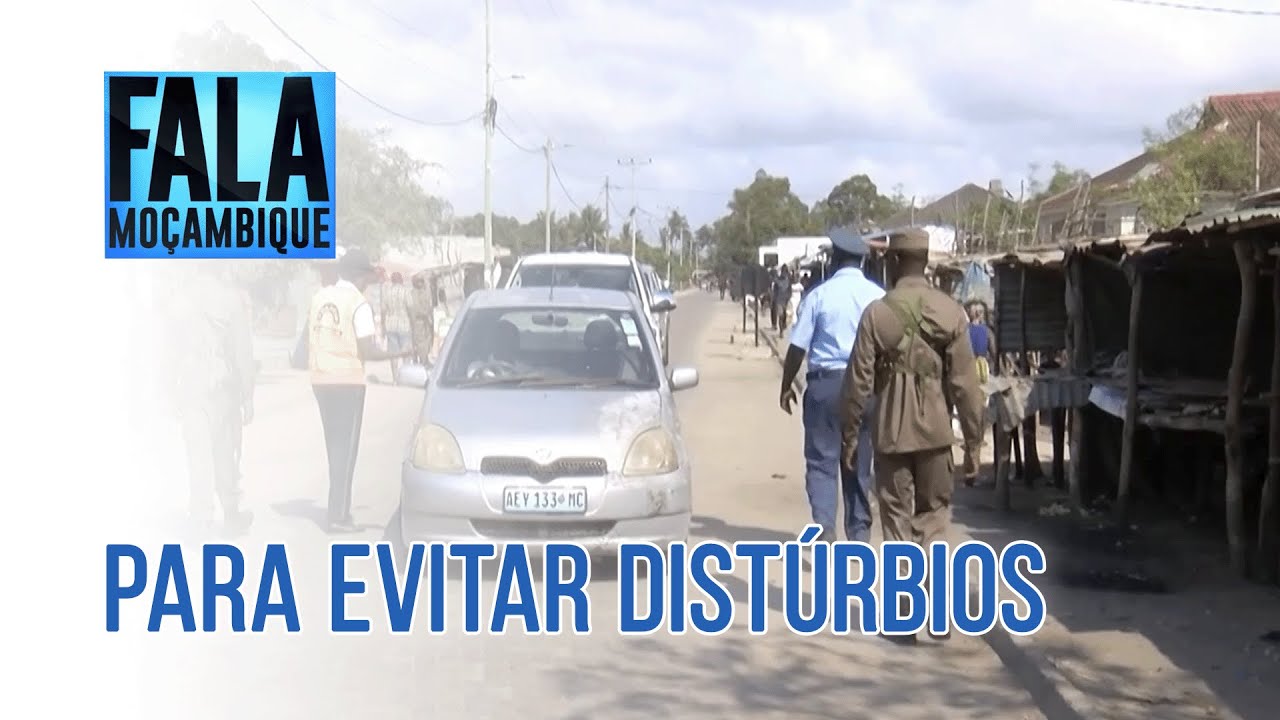 Polícia reforça segurança na Praça dos Heróis na Cidade da Beira @MiramarNews