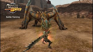 Monster Hunter Freedom Unite - Tigrex Training Greatsword 1:00