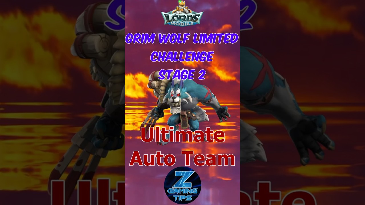 Lords Mobile Grim Wolf Limited Challenge Stages 2 (Ultimate Auto) 