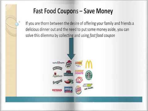 coupons for fast food