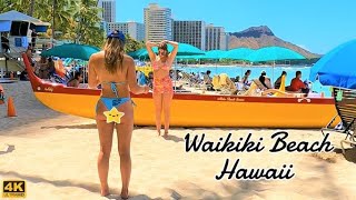 [4K] HAWAII - Waikiki Beach - Re upload of a popular video that was deleted!