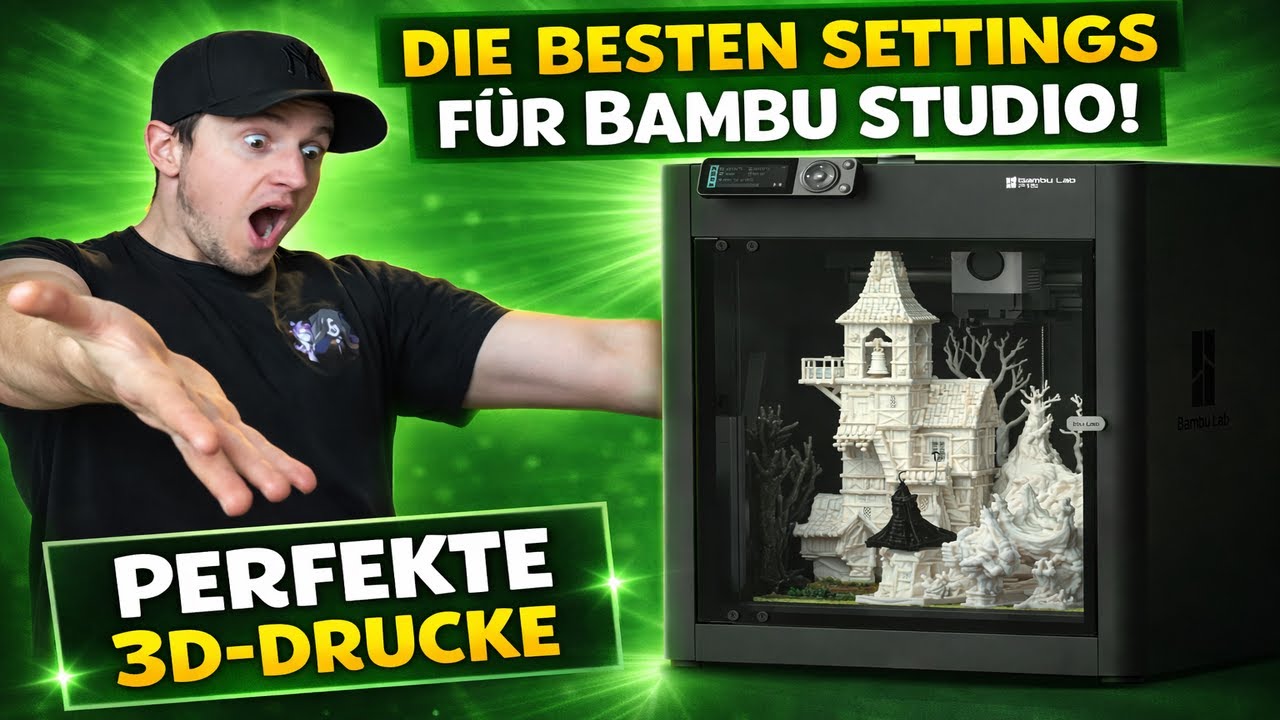 Die wichtigsten Bambu Studio Settings für wirklich perfekte 3D-Drucke - Tutorial