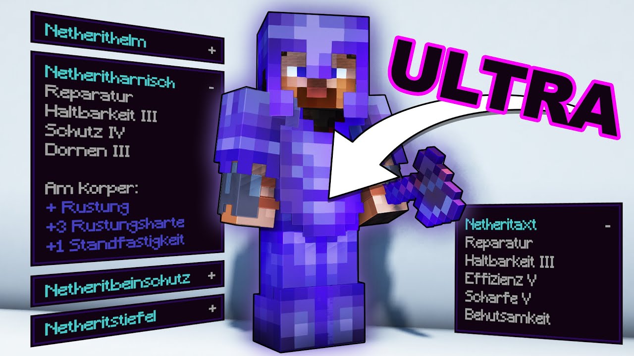 Die besten Verzauberungen in Minecraft | Crocodileandy - YouTube