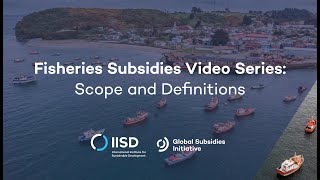 Webinar | Fisheries Subsidies Video Series: Scope and Definitions