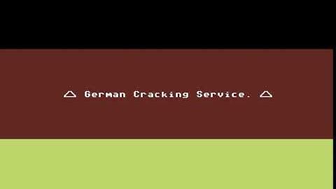 German Cracking Service (GCS) Intro 3 ! Commodore 64 (C64)