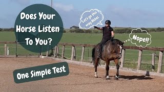 Does Your Horse Listen To You?