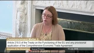 Download lagu Senator Alice-Mary Higgins opposes the provisional application of CETA