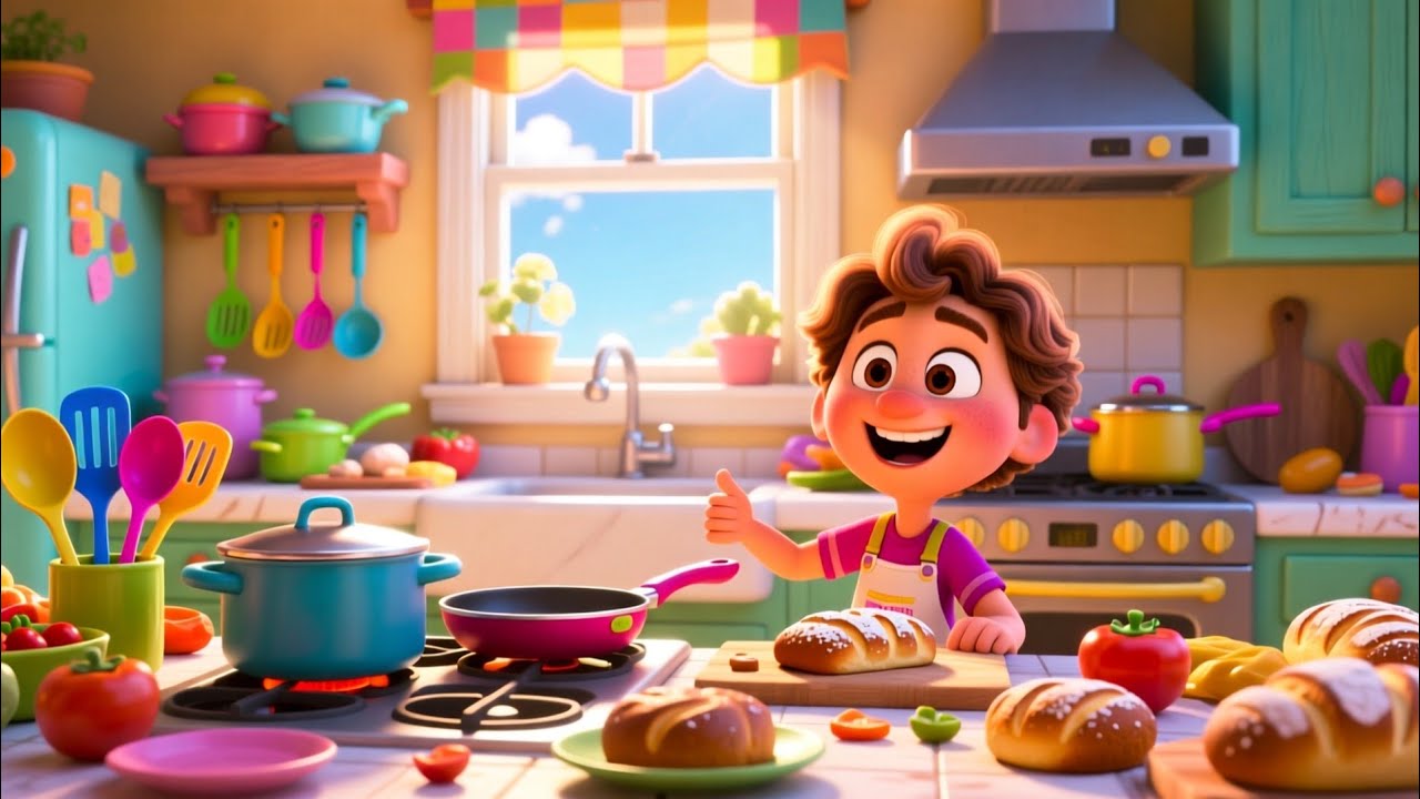 Исследуйте комнаты в огромном особняке 🏠🎶 | Веселая песенка про комнаты на английском языке для д...