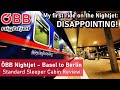 My first ride on the ÖBB Nightjet - disappointing! Sleeper Cabin Review