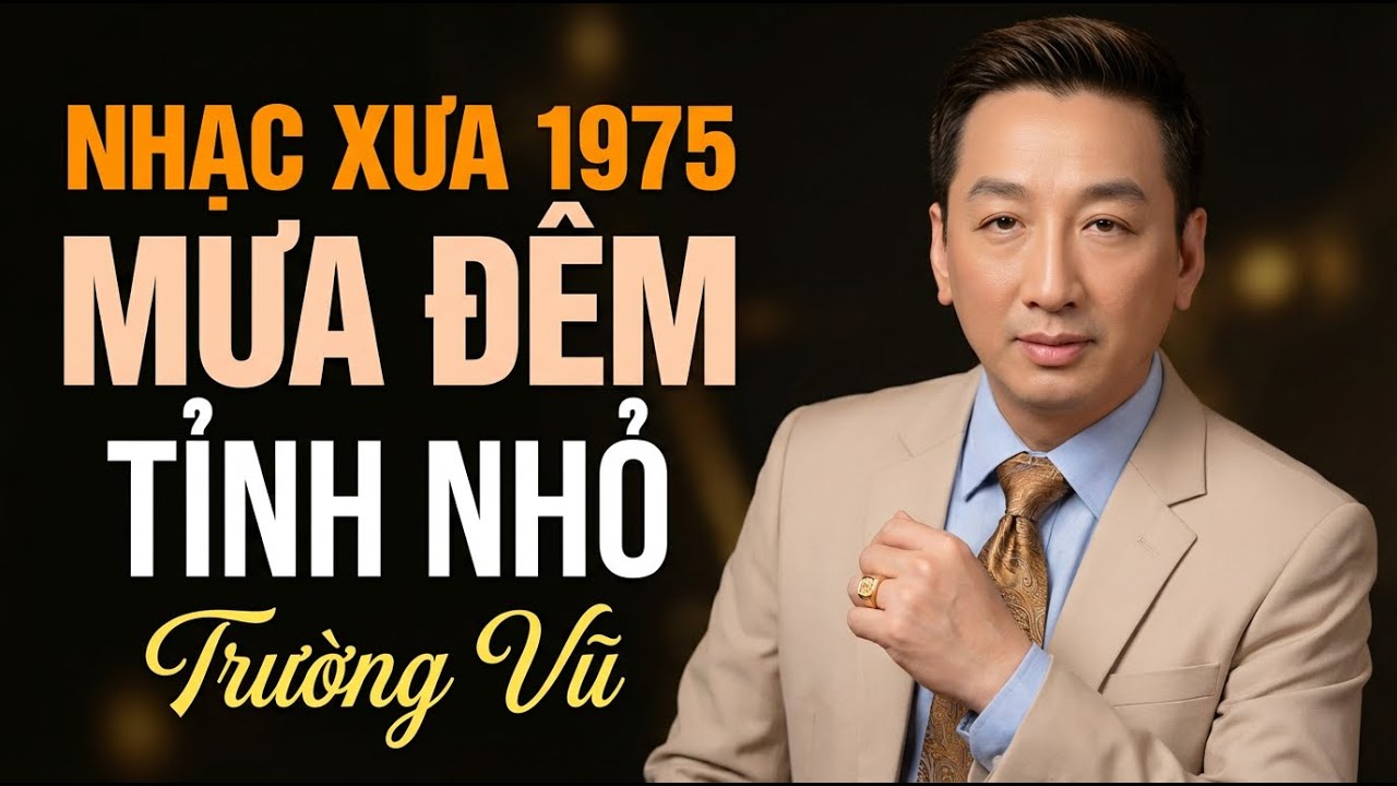 Mưa Đêm Tỉnh Nhỏ, Giết Người Anh Yêu - Trường Vũ | Nhạc Xưa Hay Nhất