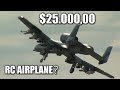 25000 rc airplane a10 warthog by mibo jets a closer look