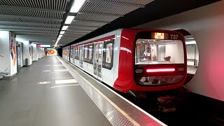[Metro Cab Ride] Ligne B du métro de Lyon / Charpennes - Charles Hernu ➡ Gare d'Oullins