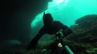 Mallorca cave Freediving