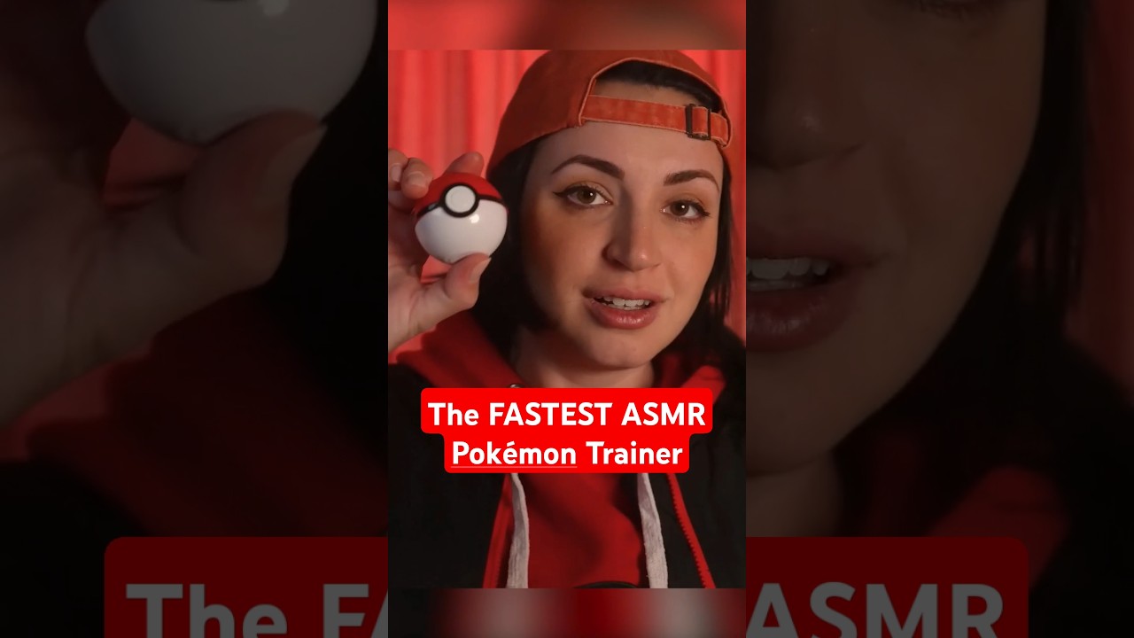 The FASTEST Pokémon Trainer ASMR! #asmr #pokemon