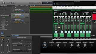"Roland TR-8" -- AU Midi Editor -- Logic Setup for Controller Automation.