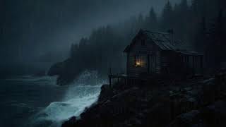 Gentle Rain Sounds All Night 🌲 | Natural Sleep Aid for Stress Relief and Focused Study