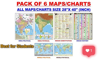 MAP || combo of 6|| for UPSC, PSC, SSC, RRB|| VALUE FOR MONEY 💵