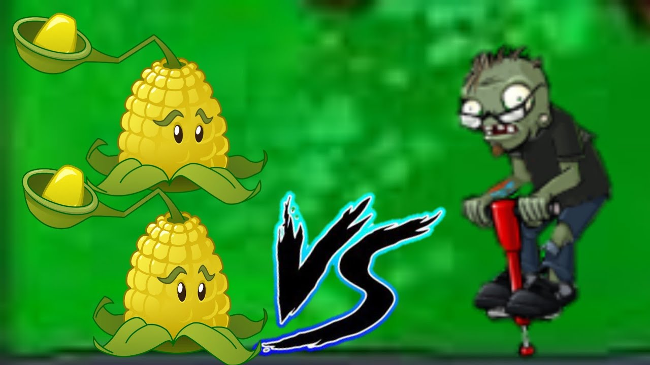 Plants vs Zombies Plants KernelPult vs Pogo Zombie YouTube