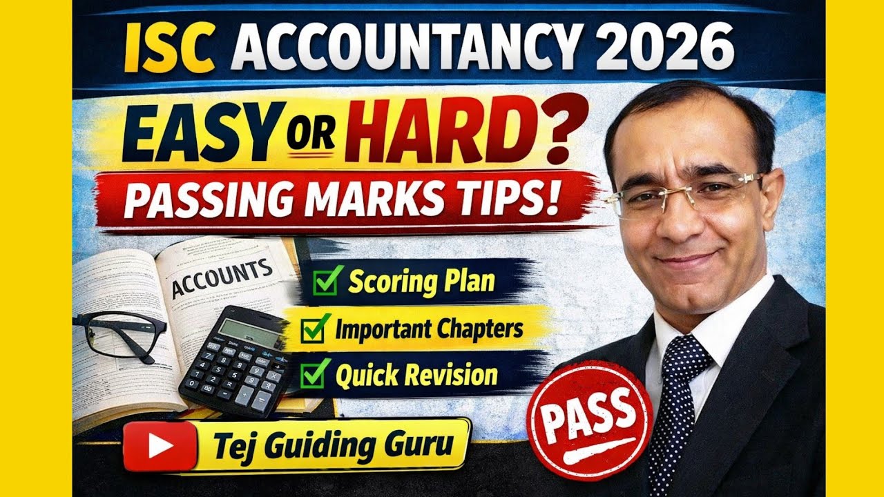 ISC Accountancy Exam 2026 | Paper Easy or Hard? + Passing Marks Strategy 🔥
