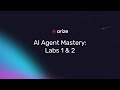 AI Agents Certification Course: Lab 1 and 2 – Base Agent Setup & First Run + Observability