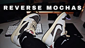 TRAVIS SCOTT JORDAN 1 LOW REVERSE MOCHA" REVIEW & ON FEET