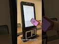 21.5" Black Self-Service Kiosk FH215A1-S | Binocular Camera + NFC + 80mm Printer Test
