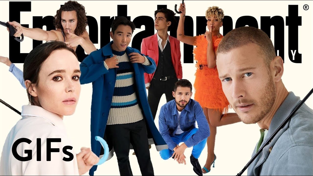 (En GIFs) El elenco de The Umbrella Academy para Entertainment Weekly - Ago. 2020