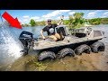 I Put a BOAT MOTOR on My TANK!!! (Bad Idea)