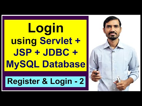 Login using Servlet and JSP + JDBC + MySQL Database - Practical