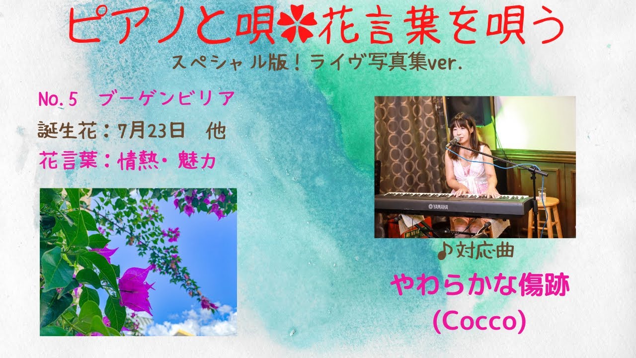 花言葉を唄うno 5 やわらかな傷跡 Cocco 弾き語り風 Youtube