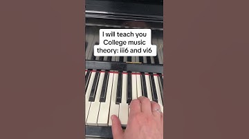 I will teach you college music theory: iii6 and vi6 #chords #musictheory #musictheoryclass