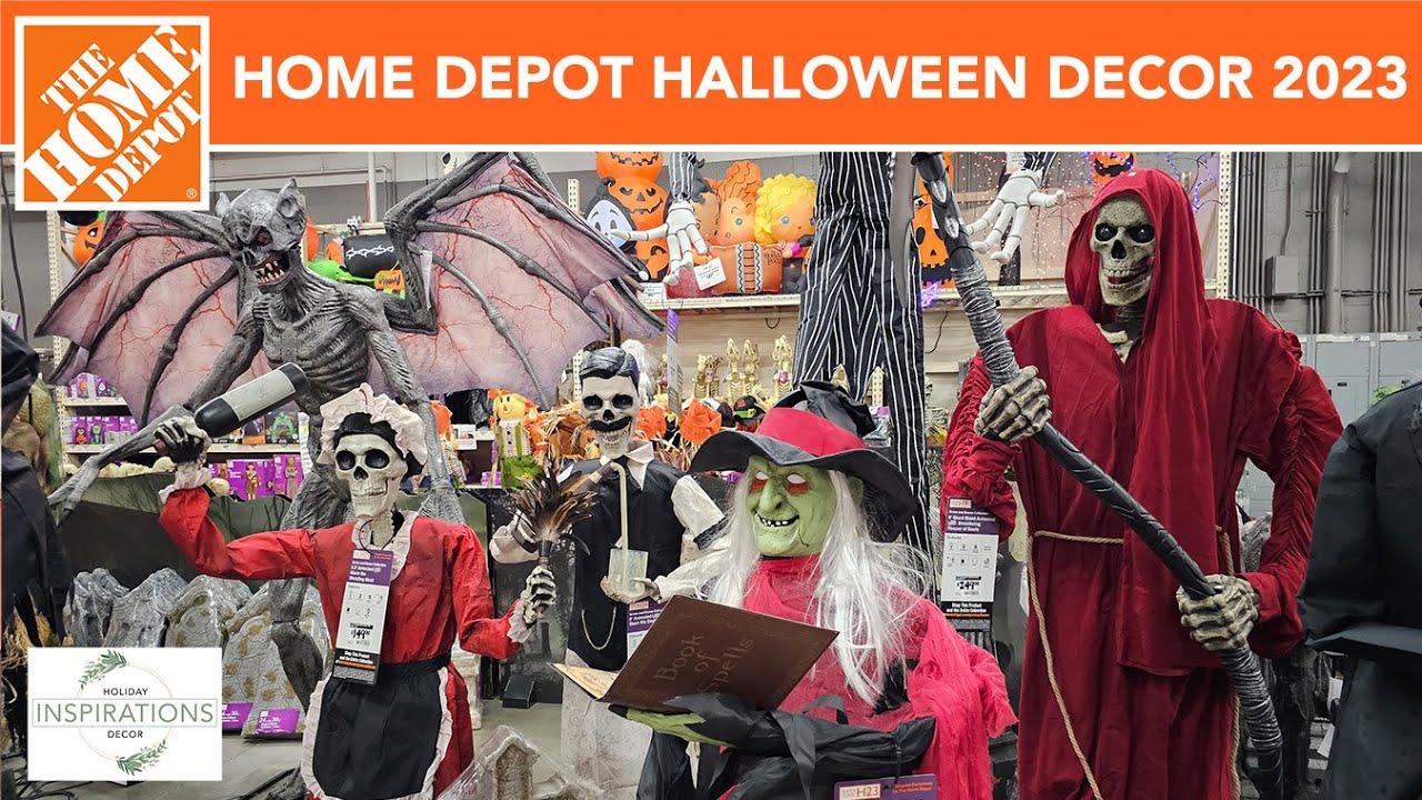 Halloween Decorations at HOME DEPOT 2023 YouTube