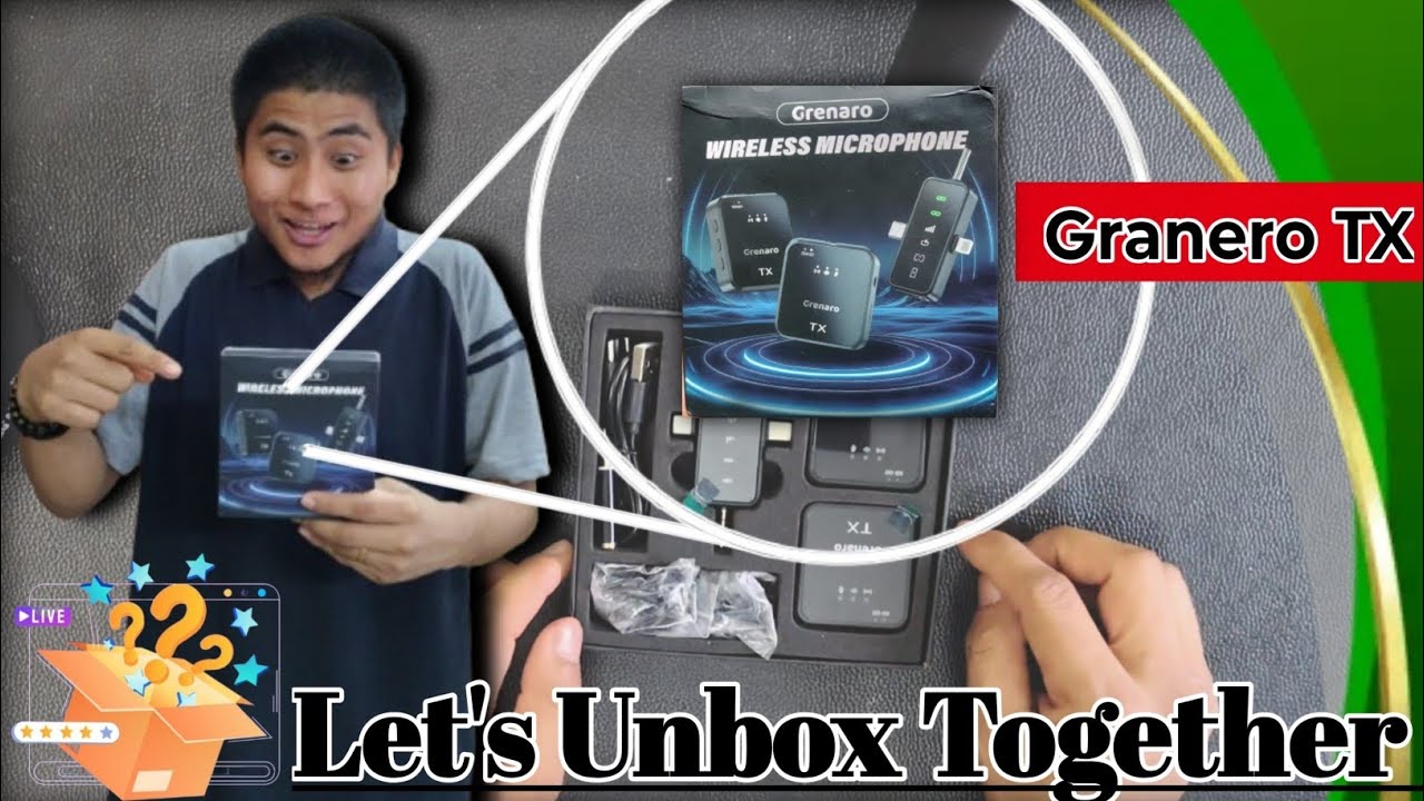 Unboxing Mic | Grenaro TX Wireless microphone | Youtubers Watch It