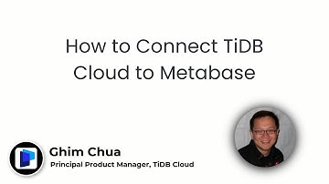 How to Connect TiDB Cloud to Metabase