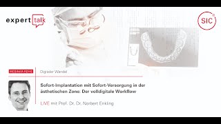 Webinar I  Der volldigitale Workflow mit Prof. Dr. Dr. Norbert Enkling by SIC invent 597 views 3 years ago 1 hour, 10 minutes