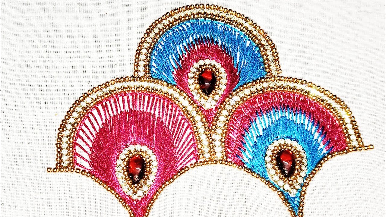 Feather stitch Type 1,Type2, Type 3 Trending aari sleeve design idea🪡🪡🪡