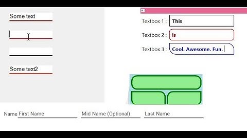 How to create Custom TextBox with Customized Border