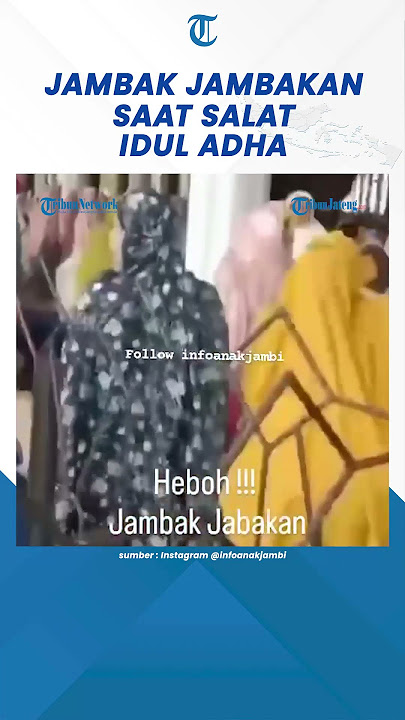Viral Dua Ibu Jambak-jambakan Saat Salat Idul Adha 2023 #shorts