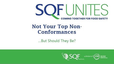 Not Your Top Non-Conformances ... But Should They Be?