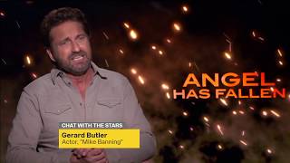 Gerard Butler "Angel Has Fallen" Interview