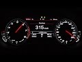 Audi RS6 Avant C7 2015  - acceleration 0-305 km/h