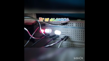 How to glow Simple LED Light #shorts #shortvideo #robotics #light@Math Coders